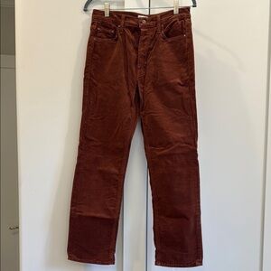 MOTHER Tomcat Ankle Corduroy Pant